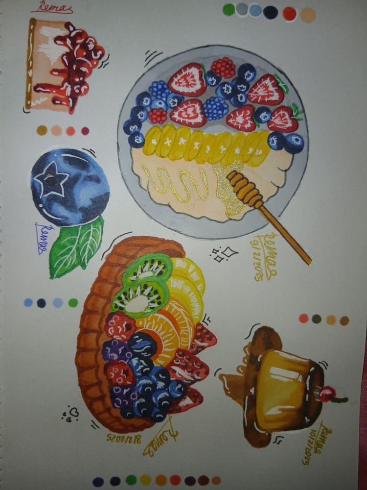 رسمة حلويات